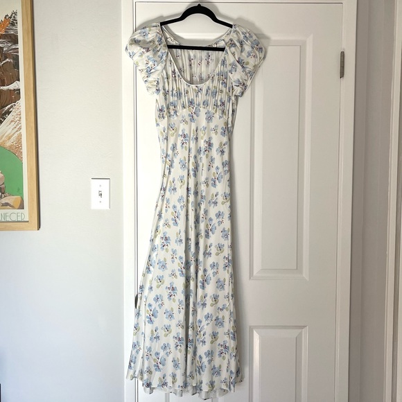 Dôen Florencia Dress in Bleu Frolicking Floral - Picture 5 of 10